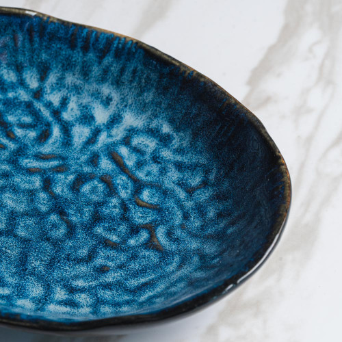 Blue Veins Pasta Plate 9" 5