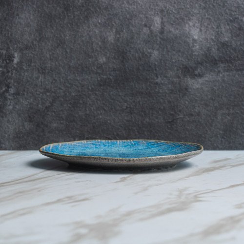 Cerulean Shade Uneven Salad Plate 7" 4