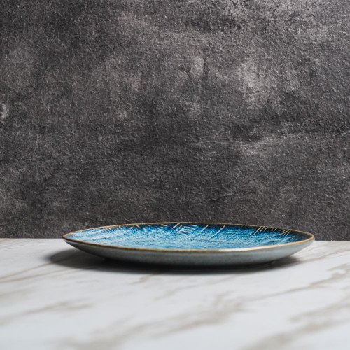 Cerulean Shade Round Salad Plate 8” 3