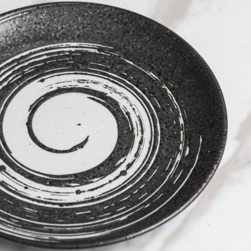 Vanity Black Sharing Plate 6" 2