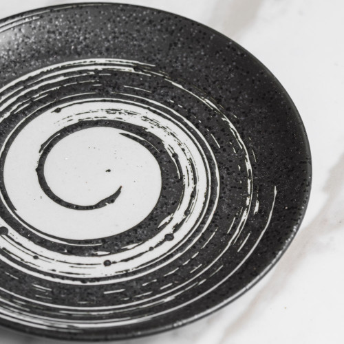 Vanity Black Sharing Plate 6" 2