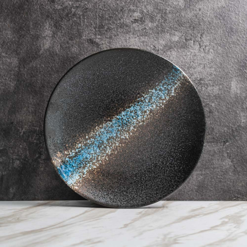 Luster Blue Salad Plate 8"