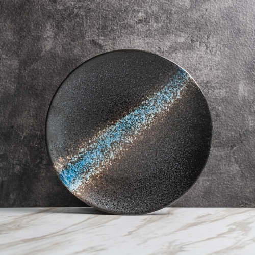 Luster Blue Salad Plate 8"