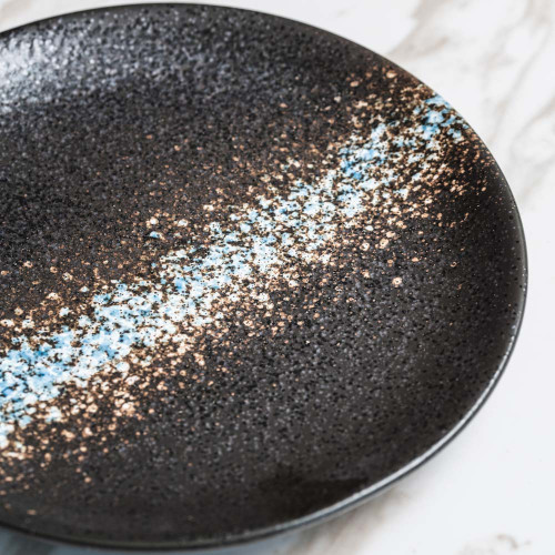 Luster Blue Salad Plate 8" 2