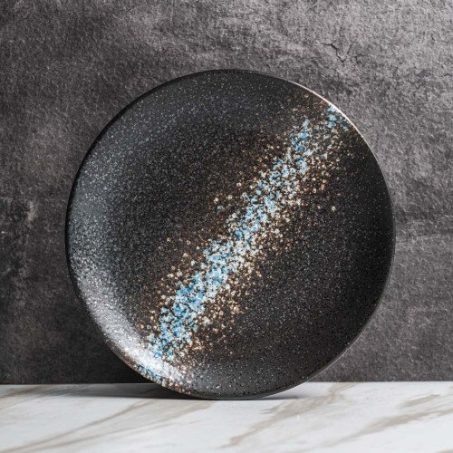 Luster Blue Dinner Plate 10"