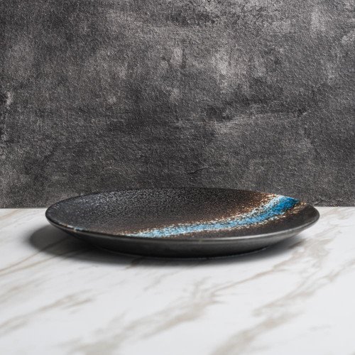 Luster Blue Dinner Plate 10" 5