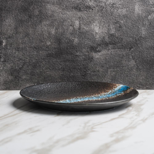 Luster Blue Dinner Plate 10" 5