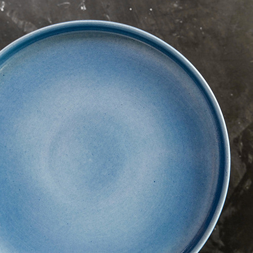 Blue Solitude Short Rim Plate 8" 3