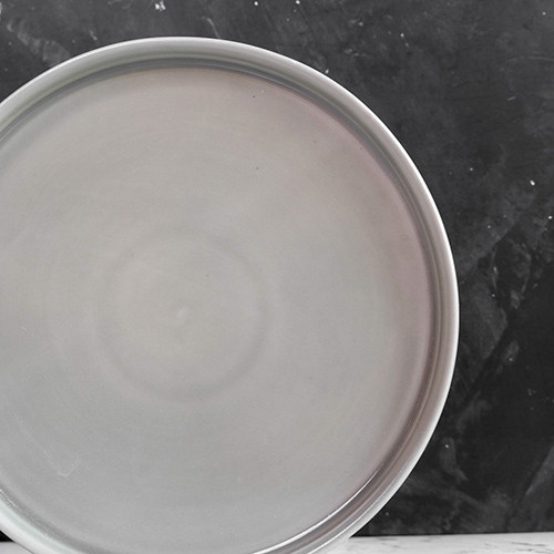 Dimgray Solitude Short Rim Plate 8" 3