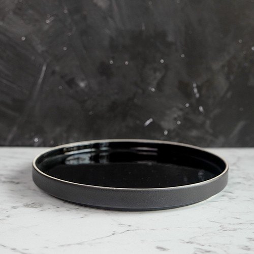 Black Solitude Short Rim Plate 8" 4