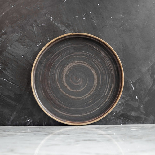Cosmo Gray Salad Plate 8"