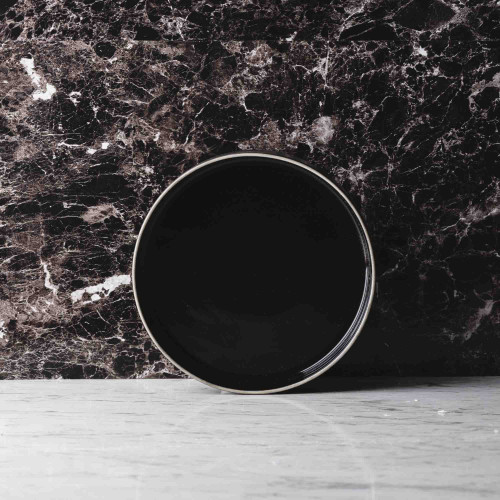 Black Solitude 8” Salad Plate