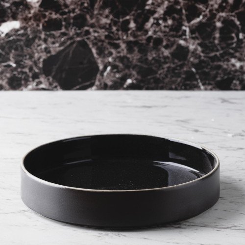 Black Solitude 8” Salad Plate 4