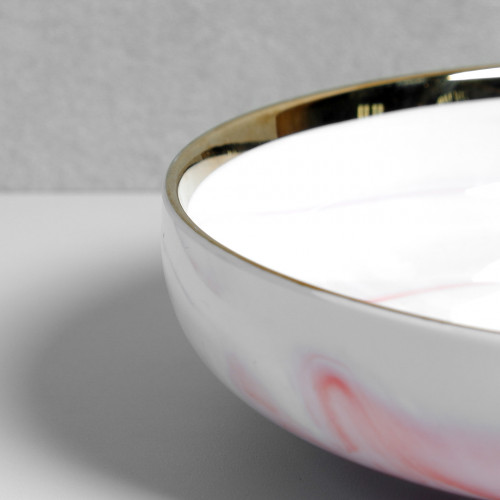 Marble Blush Dinner Plate 10" 3