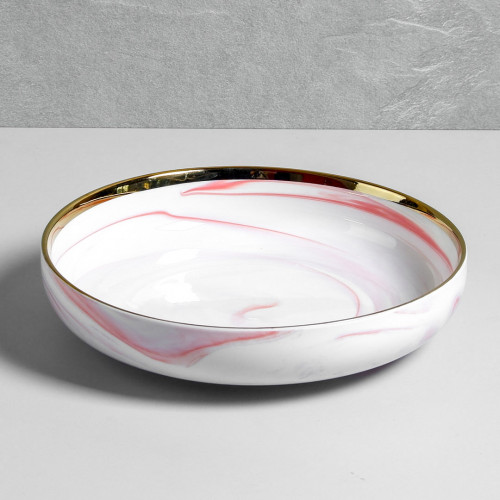 Marble Blush Dinner Plate 10" 4