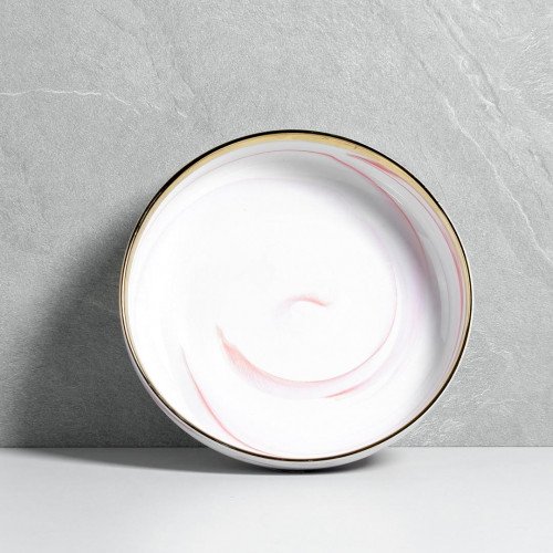 Marble Blush Dinner Plate 10" 5