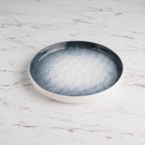 Glacier Blue Round Sharing Plate 6" 3