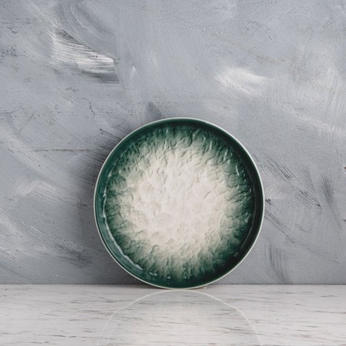 Glacier Green Round Sharing Plate 6"
