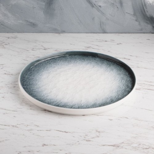 Glacier Blue Round Salad Plate 8" 4