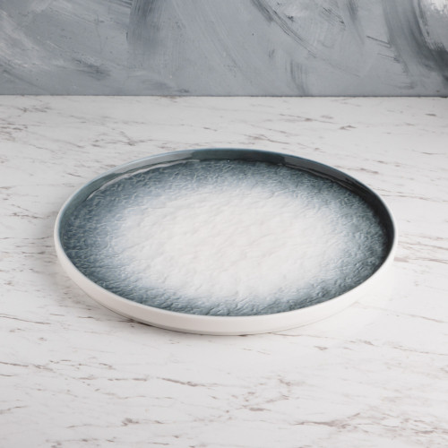 Glacier Blue Round Salad Plate 8" 4