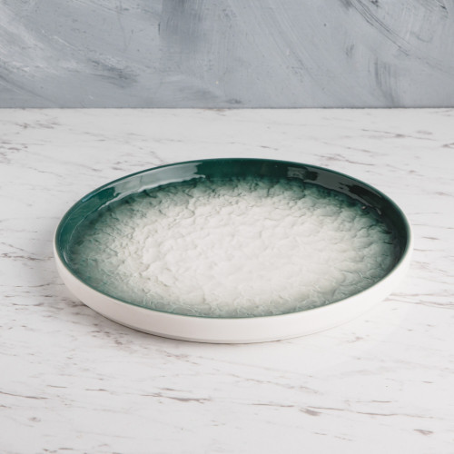 Glacier Green Round Salad Plate 8" 2