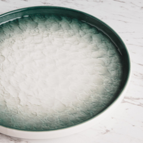 Glacier Green Round Salad Plate 8" 3