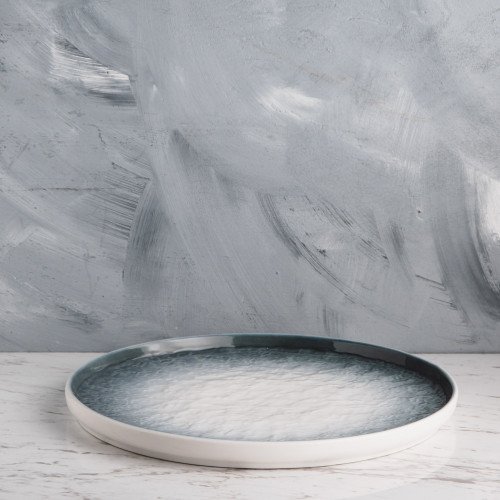 Glacier Blue Round Dinner Plate 10" 2