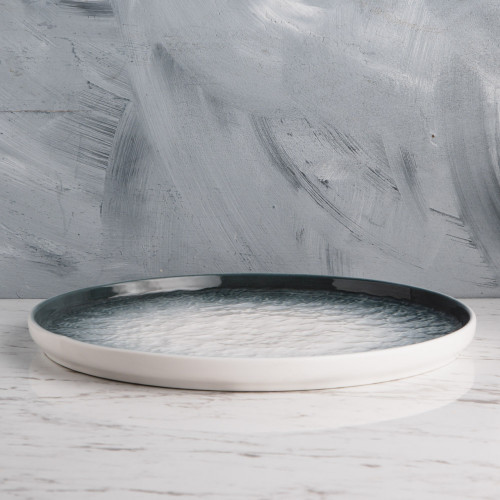 Glacier Blue Round Dinner Plate 10" 4