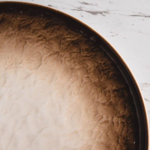 Glacier Brown Round Dinner Plate 10" 2