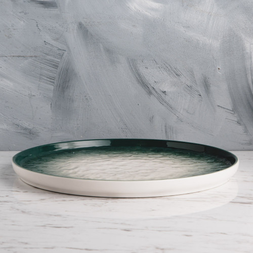 Glacier Green Round Dinner Plate 10" 3