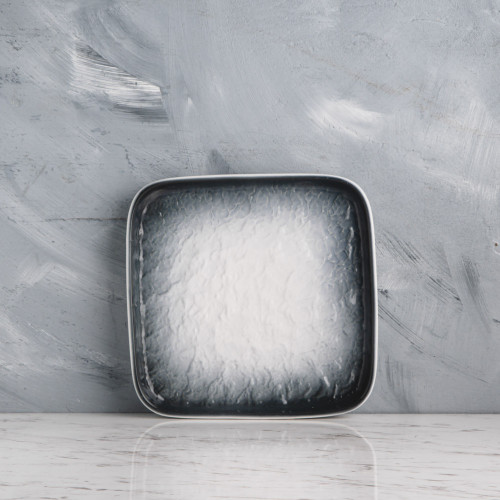 Glacier Blue Square Sharing Plate 6"
