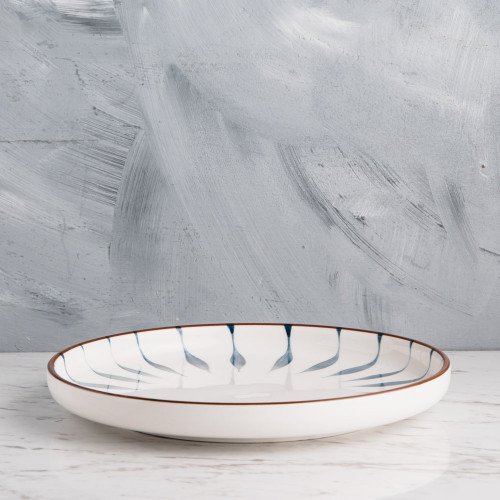 Meiji Blue Leaf Salad Plate 8" 4