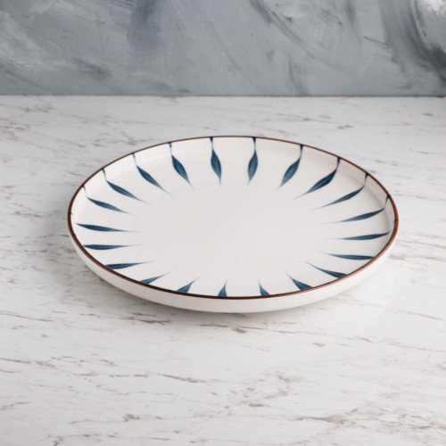 Meiji Blue Leaf Dinner Plate 10" 5