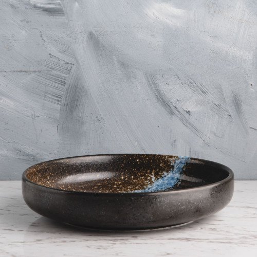 Luster Blue Semibowl 8" 4