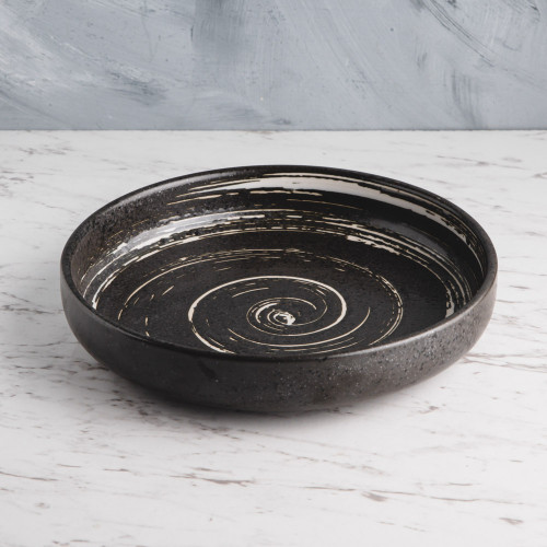 Vanity Black Semibowl 8" 4