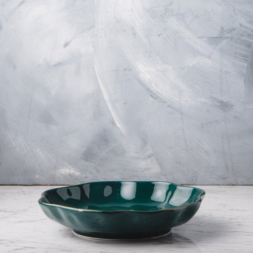 Sliver Tint Green Deep Plate 8" 2