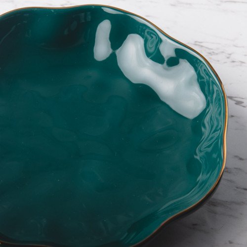 Sliver Tint Green Deep Plate 8" 4