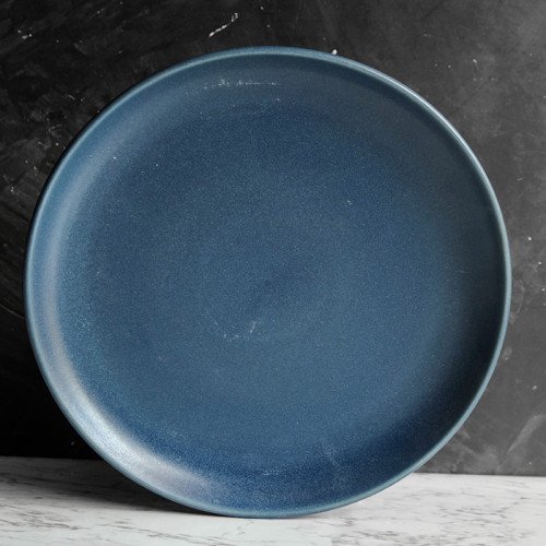Prussian Blue Coupe Dinner Plate 11"