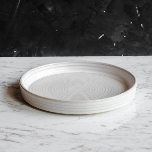 Terra Stoneware Antigo High-Rim Plate 8" 3