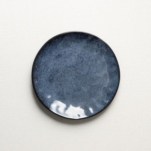 Polished Blue Salad Plate 8" 5
