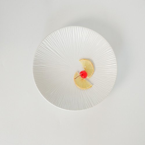 Rotary White Salad Plate 8.8" 2