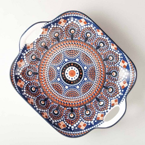 Ancala Square Dinner Plate 9.25"