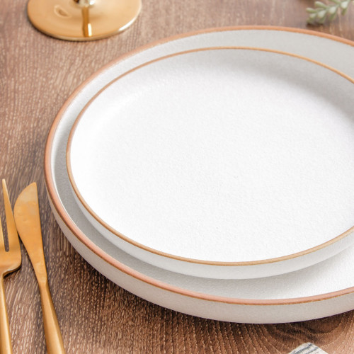 Nami Salad Plate 7.5" - Parchment White 5