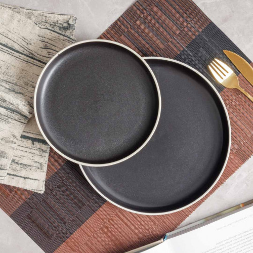 Nami Salad Plate 7.5" - True Black 4