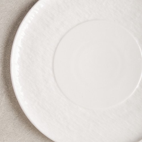 Enchanted White Dinner Plate 9.5" 5