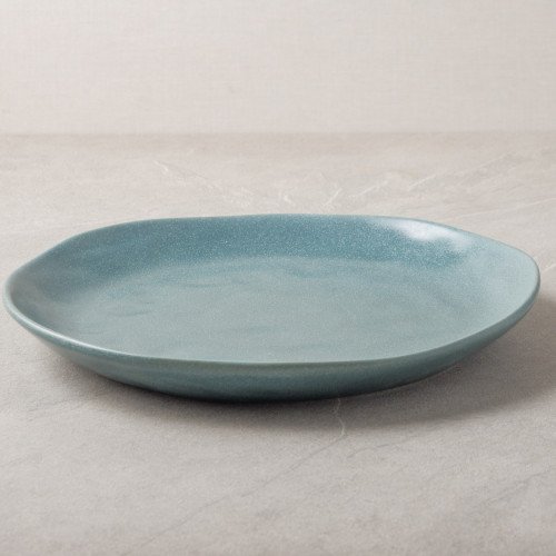 Altered Dinner Plate 11" - Teal 4