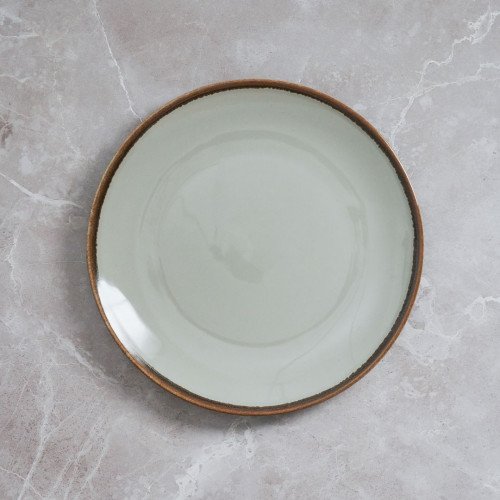 Solemn Gray Salad Plate 8"