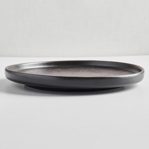 Hardstone - Solid Black Salad Plate 8" 3