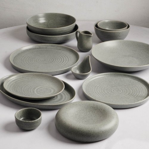 Fusion Grey Salad Plate 9" 3
