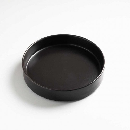 Black Solitude High-Rim Plate 8" 2
